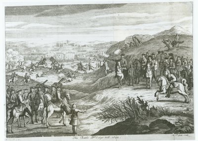 Die Schlacht von Edgehill, 23. Oktober 1642 von Michael van der Gucht